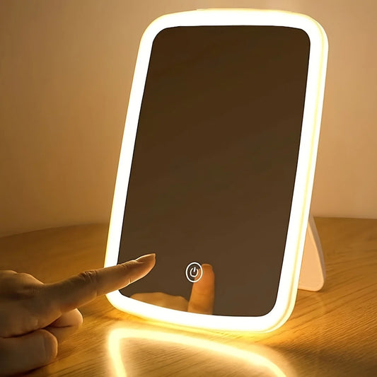 LED Makeup Mirror with Touch Sensor & Adjustable Lighting”