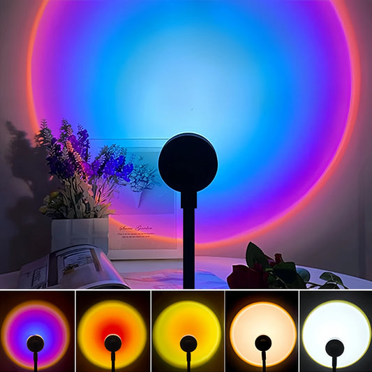 USB LED Sunset Lamp Projector