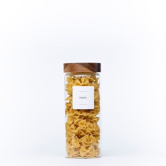 Acacia Lid Glass Storage Jar